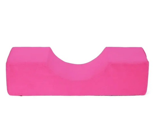 Almohada rosa para extensiones de pestañas